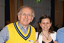 Gerhard Klügl und Sandra Oettel beim Seminar 2015, 
Geistiges Heilen in Trier